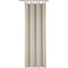 Gardinia Sehlbach Tenda pronta per l'uso con occhielli, Effetti, Beige, 135 x 245 cm, Traslucido, Opaco, Montaggio semplice, Certificato Oeko-Tex, Combinazioni versatili