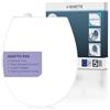 SCHÜTTE Sedile WC adatto per Villeroy & Boch Arriba, oggetto da corsa, ideale standard Eurovit, Geberit Virto, con abbassamento automatico Made in EU, coperchio rimovibile in Duroplast, copriwater