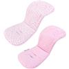 LAT LEE AND TOWN Copriseduta Passeggino Universale, Materassino per Passeggino Universale, Design Reversibile, Morbido e Traspirante Coprisedile per Passeggini, Seggiolini Auto, Culle e Seggioloni (Fiocco Rosa)