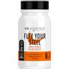 vis organica Flex Your Steel Integratore stanchezza Formula Multi-attiva con Maca peruviana, Tribulus Terrestris con azione tonica e di sostegno metabolico, Arginina, Zinco, Selenio, Vitamina B12. 60 compresse