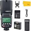 Godox V860II-C Pionieristico 2.4G Wireless E-TTL II Li-on fotocamera Flash Speedlite per Canon 50D 60D 6D 1DX 580EX II 5D Mark + LETWING Lens Panno (V860II-C)