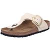 Birkenstock GIZEH BIG BUCKLE (NUBUCK) - Sandalo infradito da donna BIRKENSTOCK 41/ECRU-L