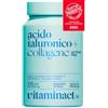 Vitaminact Collagene e Acido Ialuronico ELETTO PRODOTTO DELL'ANNO 2025 - L'unico con Probiotico Testato Bifidobacterium L. BLG1 Migliorando del +30% l'assorbimento degli Attivi, Vit C e E, Q10, Zinco e Biotina.