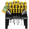 BLOSTM Set di cacciaviti magnetici con supporto, set di 44 cacciaviti e organizer per cacciaviti da parete