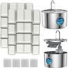 Generic Fontana d'acqua in acciaio inox per gatti, 3,2 l, fontana automatica per acqua, fontana in acciaio inox, tripla filtrazione, gatti per animali domestici e piccoli animali