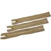 JYC CREATIVE 3 Pezzi Cerniere in Ottone Chiuse Con Cursore Semi-Automatico, Maya 3#, per Cucire Sui Vestiti (25 cm, Tostato)