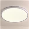 ONEGlobal MASLED,Plafoniera a LED ultra sottile da 24 W, super luminosa, 2160 lm, 4000 K-bianco naturale, montaggio a filo (2 cm),risparmio energetico dell'80% per interni di casa, bagno, ecc.,Non dimmerabile