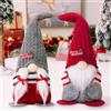 YMIFEEY 2 Pezzi Gnomi Natalizi Decorazioni per Casa - Gnomo Peluche Home Decor per Cucine Fatto a Mano - Gnomo di Natale per Interni - Regali di Natale (Rosso)