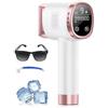 Deplite Epilatore Luce Pulsata con Funzione di Raffreddamento a Ghiaccio, Schermo LCD Touch,Modalità di Scorrimento Automatico, Epilatore a Luce Pulsata per Donne e Uomini,Viso, Ascelle, Bikini,Corpo, Rosa
