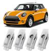 Motegear 4 Pezzi Luci Proiettore Porta Logo per MINI R50/R52/R53/R55/R56/R57/R58/R59/R60/R61/F54/F60/F55/F56/F57, illuminazione sottoscocca auto, luce LED di benvenuto, illuminazione d'ingresso
