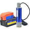 HpLive Pompa sommersa portatile con batteria al litio per gasolio acqua trasferimento olio 40-60L/min 2,4 m cavo alluminio plastica 38 mm