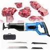 DINGFAN Sega a Gattuccio 900W/1300W, Sega Ossa Elettrica da Macellaio, Segaossa da Palmare per Casa Commerciale, per Tagliare Le Ossa Congelare la Carne (Color : Blu, Power : 1300W)