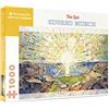 Pomegranate Puzzle da 1000 pezzi per adulti, Edvard Munch's The Sun, finitura opaca, vestibilità aderente