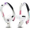 WC HookZ - Ganci sopra l'orecchio migliorati brevettati per AirPods Pro 1, 2 e AirPods 1, 2 e 3 - Due paia di dimensioni incluse nella confezione, realizzate da Wicked Cushions | 90's White