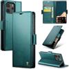 Rerzoiro Cover per Xiaomi Redmi Note 14 4G Custodia Portafoglio [Blocco RFID] Premium Pelle PU Wallet Case Flip Libro con Porta Carte Slot Supporto Flip Case per Xiaomi Redmi Note 14 4G, Blu-verde