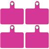 TBOC 4X Toppe di Fisaggio Universali Ricambio per Cordino Laccio Telefono Cellulare [Toppa Fucsia] Porta Corda Cordini Cellulare da Collo con Tracolla Catena per Accessori Smartphone