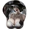 ELLENNE TAPPETINO MOUSE 3D POGGIAPOLSI GEL GAMING MANGA ANIME GIAPPONE C6