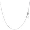 Beebeecraft 1 Scatola 1 Pezzi 925 Catene Portacavi in Argento Sterling Catena Italiana Sottile da 1mm con Fermagli A Moschettone per La Creazione di Gioielli Fai da Te (18 Pollici)
