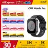 CMF BY NOTHING Versione globale CMF by nut Watch Pro 1.96 "AMOLED Bluetooth 5.3 chiamate BT con riduzione del rumore AI Smartwatch GPS CMF watch Pro - Argento