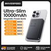 MOVESPEED S10 10000mAh Banca di potere magnetica Carica rapida Batteria esterna portatile Mini Powerbank wireless per iPhone 16 Samsung - Gray