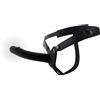 Hidden Desire Inferno Vibrating Silicone Hollow Penis Strap-On with Remote 18cm Black