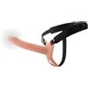 Hidden Desire Inferno Vibrating Silicone Hollow Penis Strap-On with Remote 20cm Skin