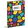Mareli Agenda Giornaliera Organizer 2024 cm 15x21 chiusa, Gennaio-Dicembre 2024, Copertina Rigida