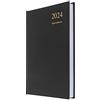 Collins Debden Collins Essential - Agenda giornaliera 2024, formato A5, con appuntamenti, agenda 2024 una pagina per giorno, diario e libro degli appuntamenti 2024, agenda aziendale, accademica e