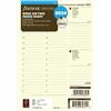 Filofax Diario settimanale verticale color crema 2024 per agenda ad anelli Filofax A5 - Multilingua