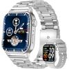 Homailida Smartwatch Uomo Donna con 2 Cinturini, 1.85 Orologio Digitale con Rispondi/Effettua Chiamate, 100+ Modalità Sportive Fitness Tracker con Monitoraggio del Sonno/Contapassi per IOS/Android