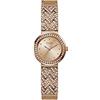 GUESS Orologio Analogico al Quarzo Donna con Cinturino in Acciaio Inossidabile GW0476L3