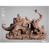 Wicked Kong vs Godzilla Diorama stampato in resina 3d kit da assemblare e dipingere