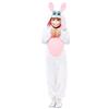 amscan 9914650 - Costume da coniglietto pasquale in peluche e cappuccio, età 3-4 anni