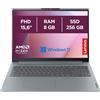 Lenovo Ideapad Slim 3 Notebook 15,6" FHD (1920X1080), AMD Ryzen 3 7320U, RAM 8GB
