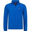 Höhenhorn Skyja - Felpa in pile da uomo, per autunno e inverno, in micropile, mezza zip, nero/verde, 5XL