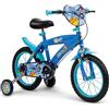 Huffy TOIMSA Stitch 14 Bike, Biciclette per Bambini Unisex-Baby, Blu, S