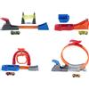 Hot wheels - piste acrobatiche, playset collegabili da rally con lanciatori inclusi