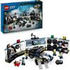Lego, LEGO CITY Lego city 60457 officina auto polizia: modulare, 4 minifigure 6+