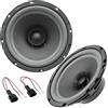Sound Way Sound-way Kit Installazione Autoradio Altoparlanti Bicono Casse 16,5 cm, 120 Watt