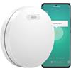 Aroha Smart Connect & Link Rilevatore di Fumo Collegabile e WiFi - Batteria da 10 Anni, Sensore Fumo WiFi Con App Tuya & Smartlife - Allarme Anticendio