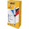 BIC Scatola 12 penna sfera scatto 3COLORS+1 MULTIFUNZIONE BIC