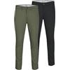 Jack & Jones Uomo Jjimarco Jjdave Sa 2 Pack Pantaloni Not Applicable, Nero, 27/30