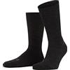 FALKE Walkie Ergo U So Lana Filo Funzionale Tinta Unita, Calzini Unisex - Adulto, Grigio Anthracite Melange 3080, 44-45