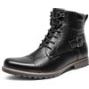 Bruno Marc Stivali Militari da Combattimento da Uomo Stivaletti da Moto Tattici da Uomo,Size 43.5,Nero,PHILLY-3