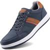 LANGDU Sneakers Uomo Scarpe Casual Ginnastica Sportive Running Trekking Basse Scarpe all'Aperto Taglia 41-46 EU (43EU, Blu 55)