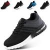 Hitmars Scarpe Running Uomo Sportive Scarpe da Ginnastica da Donna Sneaker da Corsa Camminata Fitness Jogging Comode Outdoor Nero-Bianco EU 41