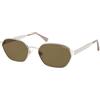 SOJOS Occhiali da sole esagonali polarizzati di tendenza Donna Uomo Occhiali da sole vintage quadrati in metallo retrò con protezione UV400 SJ1238