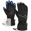 KUTOOK Guanti Invernali Uomo e Donna Guanti da Sci e Snowboard Guanti Termico Invernali con Tasche Touchscreen Impermeabili Antivento