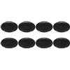 PATIKIL Dischi da Air Hockey 2,5 Pollici, 8pz Dischi di Ricambio Pesanti per Air Hockey per Tavolo Giochi Accessori Attrezzature, Nero