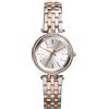 Michael Kors Petite Darci orologio al quarzo analogico con cinturino in acciaio inossidabile argento e oro rosa per donna MK3298